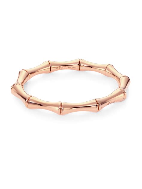 gucci bamboo bracelet rose gold|gucci bamboo gold bracelet.